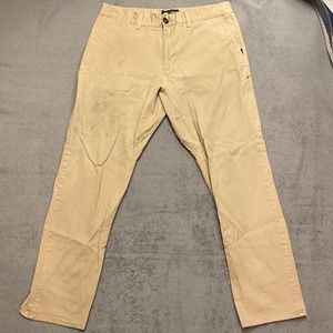 Nike skateboard pants 34x32, tan